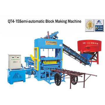 Machine à fabriquer des briques à semi-fini en ciment (QT4-25)